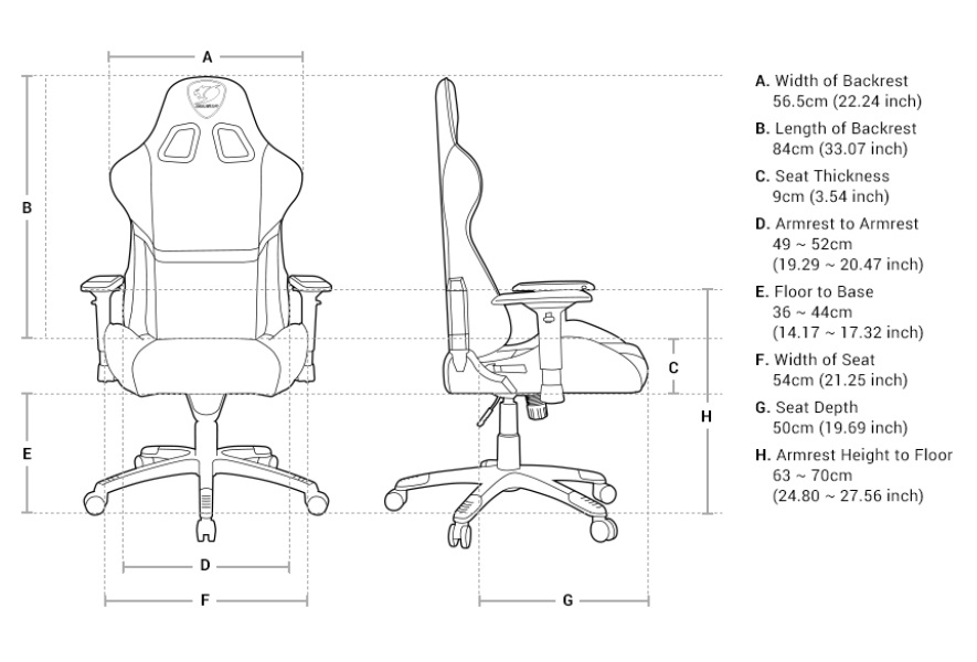 Cougar Armor Black Gaming Chair @ Matrix Computer Warehouse