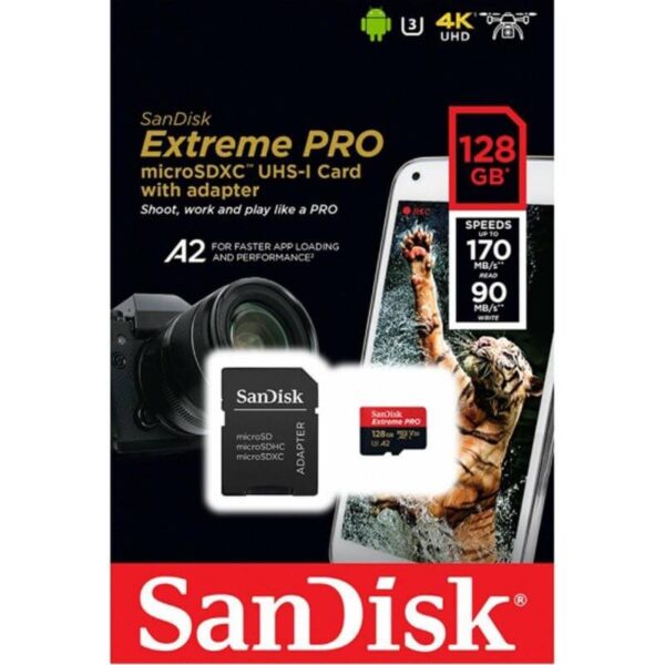 SanDisk 128GB MicroSD Extreme Pro