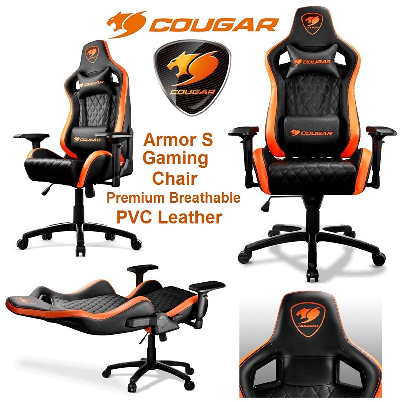 Cougar Armor S Black Luxury Gaming Chair -  