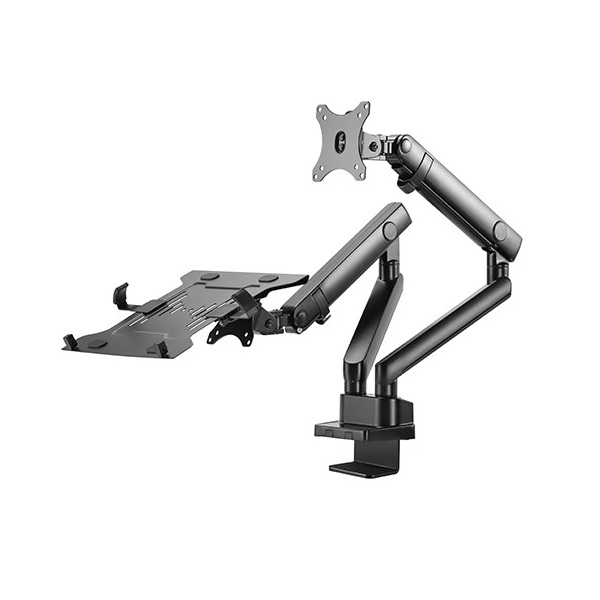 Monitor Arm with Laptop Holder 1