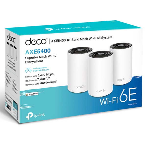 TP-Link Deco XE75 AXE5400 Wireless Tri-Band DECO XE75(2-PACK)
