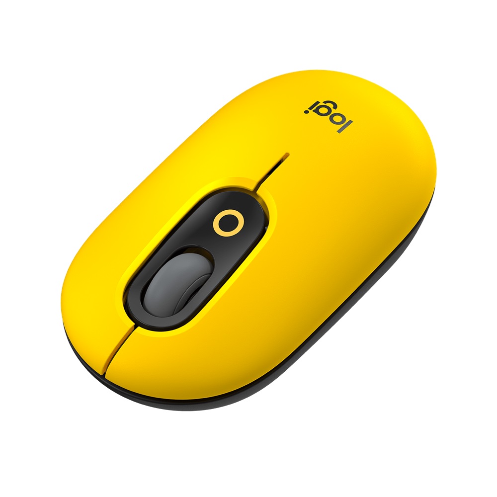 Logitech POP KEYS Wireless Mouse with Customizable Emoji Keys - Yellow