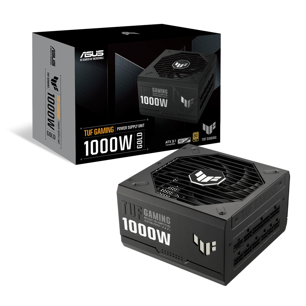 ASUS 1000W TUF Gaming 1000W Gold PSU ATX 3.1 Power Supply