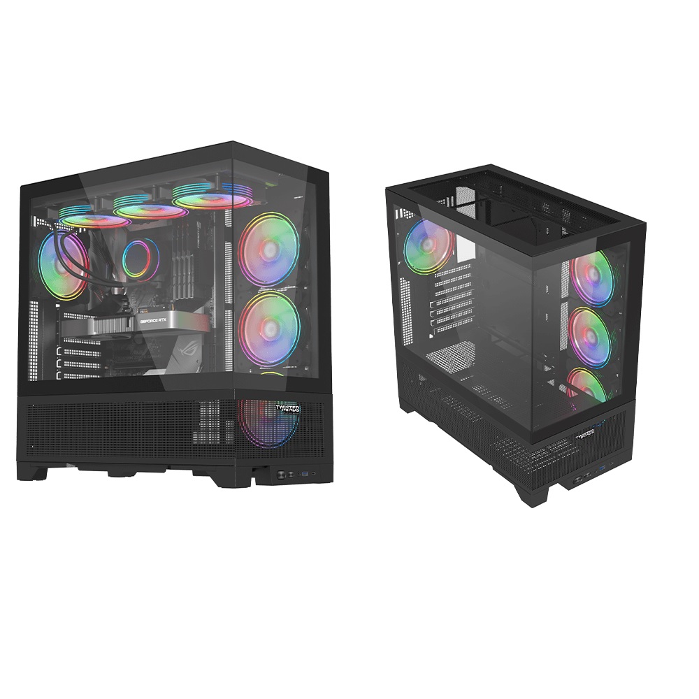 Twisted Minds Phantek-07 Mid Tower, 7*120mm ARGB Fan Gaming Case