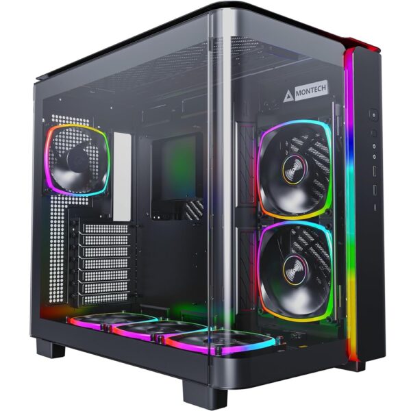 Gaming PC Case with RGB Fans