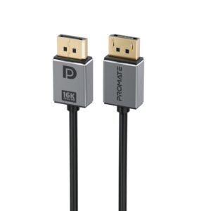 Promate 16K@60Hz High Definition Display Port 2.0 Cable