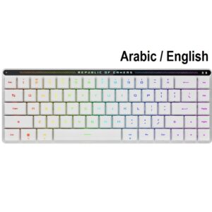 Asus ROG Falchion RX Low Profile 65% compact wireless gaming keyboard