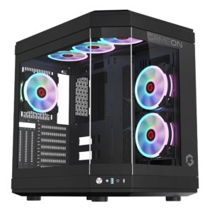 GAMEON Valkyrie Series Mid Tower Gaming PC Case - Black