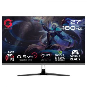 GAMEON GOPS27QHD180IPS 27" QHD, 180Hz, 0.5ms Fast IPS Gaming Monitor (Support PS5)