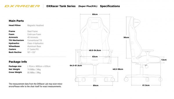 DXRacer Tank XXL