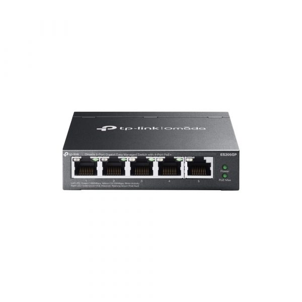 Omada 5-Port Gigabit Easy Managed Switch with 4-Port PoE+