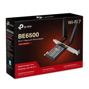 Archer TBE400E BE6500 Wi-Fi 7 Bluetooth 5.4 PCIe Adapter