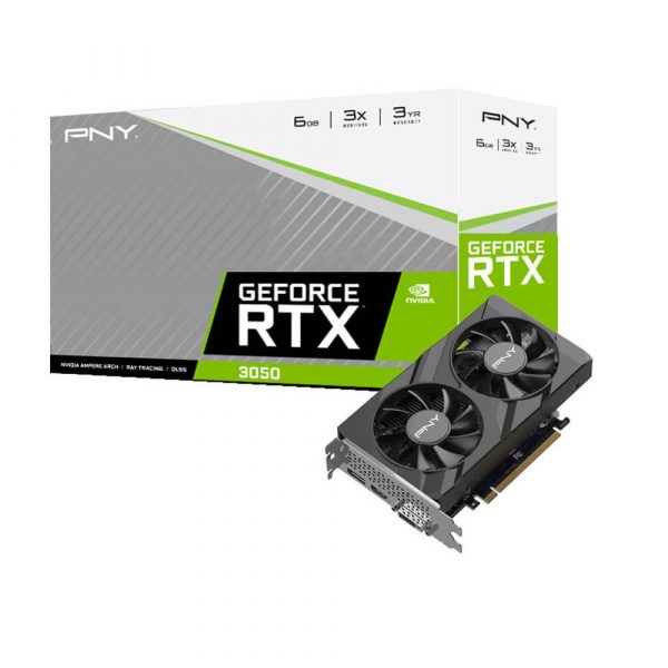 PNY GeForce RTX™ 3050 6GB VERTO™ Dual Fan