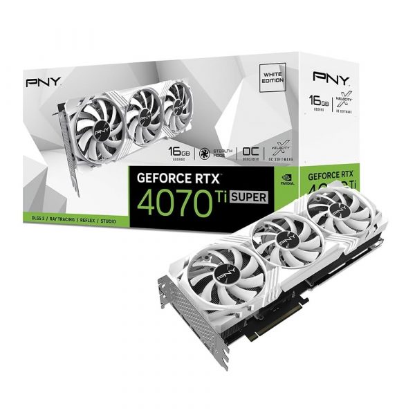 PNY GeForce RTX™ 4070 Ti SUPER 16GB VERTO™ Overclocked Triple Fan DLSS 3