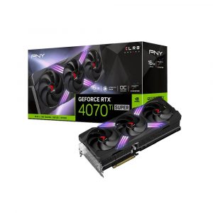 PNY GeForce RTX™ 4070 Ti SUPER 16GB XLR8 Gaming VERTO™ EPIC-X RGB™ Overclocked Triple Fan DLSS 3