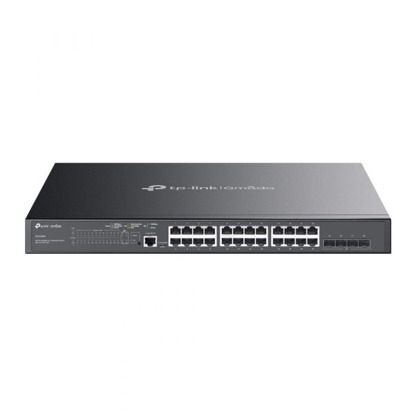 Omada 28-Port Gigabit L2+ Managed Switch with 24-Port PoE+