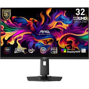 MSI MAG 321UPX QD-OLED, 32" 4K UHD Quantum Dot OLED Gaming Monitor