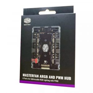 Cooler Master MasterFan ARGB and PWM Hub - 6 Ports