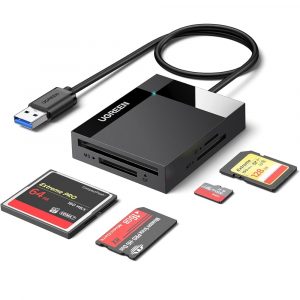 UGREEN 4-in-1 USB 3.0 to SD CF TF MS Card Adapter