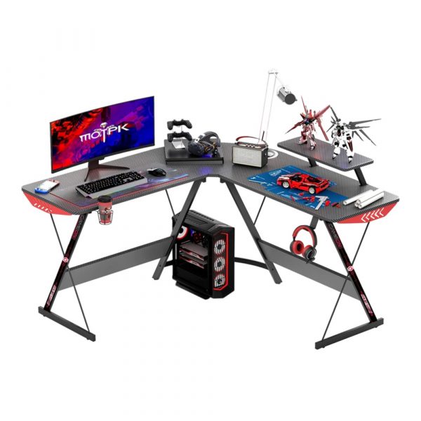 GAMEON L-Shaped Slayer I Series Gaming Desk