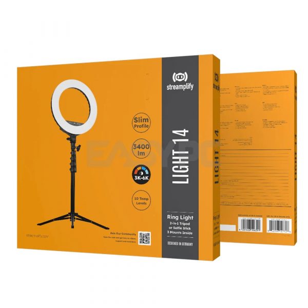 Streamplify LIGHT 14 - Ring Light 36cm/14 Inch