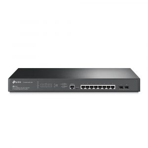 JetStream 8-Port 2.5GBASE-T and 2-Port 10GE SFP+ L2+ Managed Switch with 8-Port PoE+