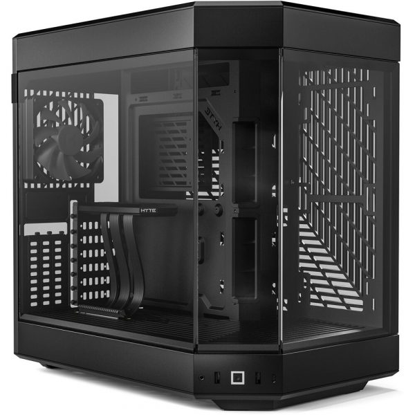 HYTE Y60 Modern Aesthetic Panoramic ATX Mid Tower Dual Chamber PC Case, Black (3-Fans)