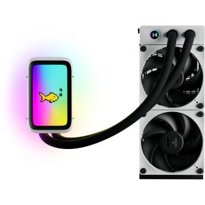 HYTE THICC Q60 240mm AIO RGB Liquid Cooler (Black/White)