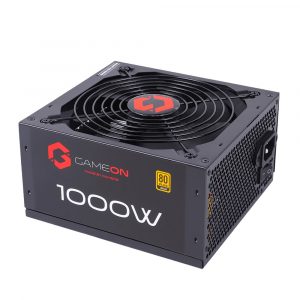 GAMEON - SPY2 ATX 1000 WATTS 80 PLUS Gold Value Gaming Power Supply - Black