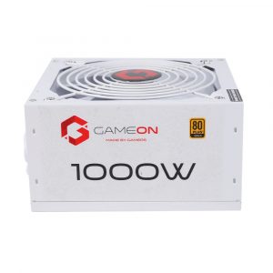 GAMEON - SPY2 ATX 1000 WATTS 80 PLUS Gold Value Gaming Power Supply - White