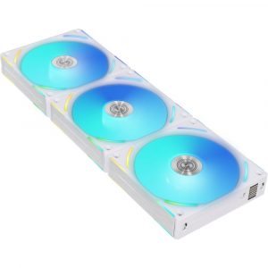 Lian Li UNI FAN AL120 V2 120mm ARGB Case Fan (White, 3-Pack)