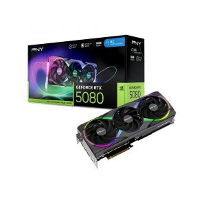 PNY GeForce RTX™ 5080 ARGB EPIC-X RGB™ Overclocked Triple Fan GPU