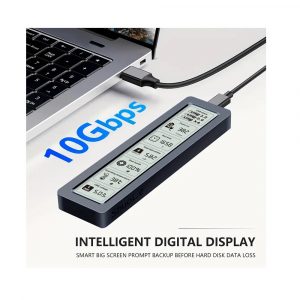 M.2 NVME SSD Case Enclosure with Digital Display