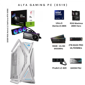 ASUS ROG Astral RTX 5090 Gaming computer setup