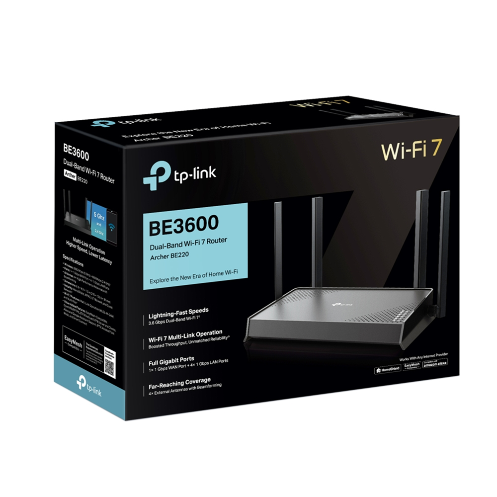 BE3600 Dual-Band Wi-Fi 7 Router