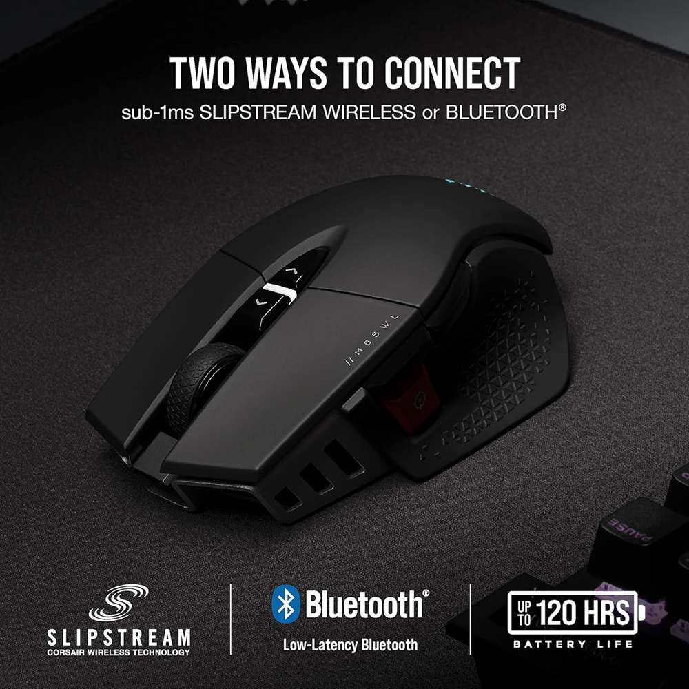 Corsair M65 RGB Ultra Wireless Tunable FPS Gaming Mouse — 8 Buttons, Black - Image 8