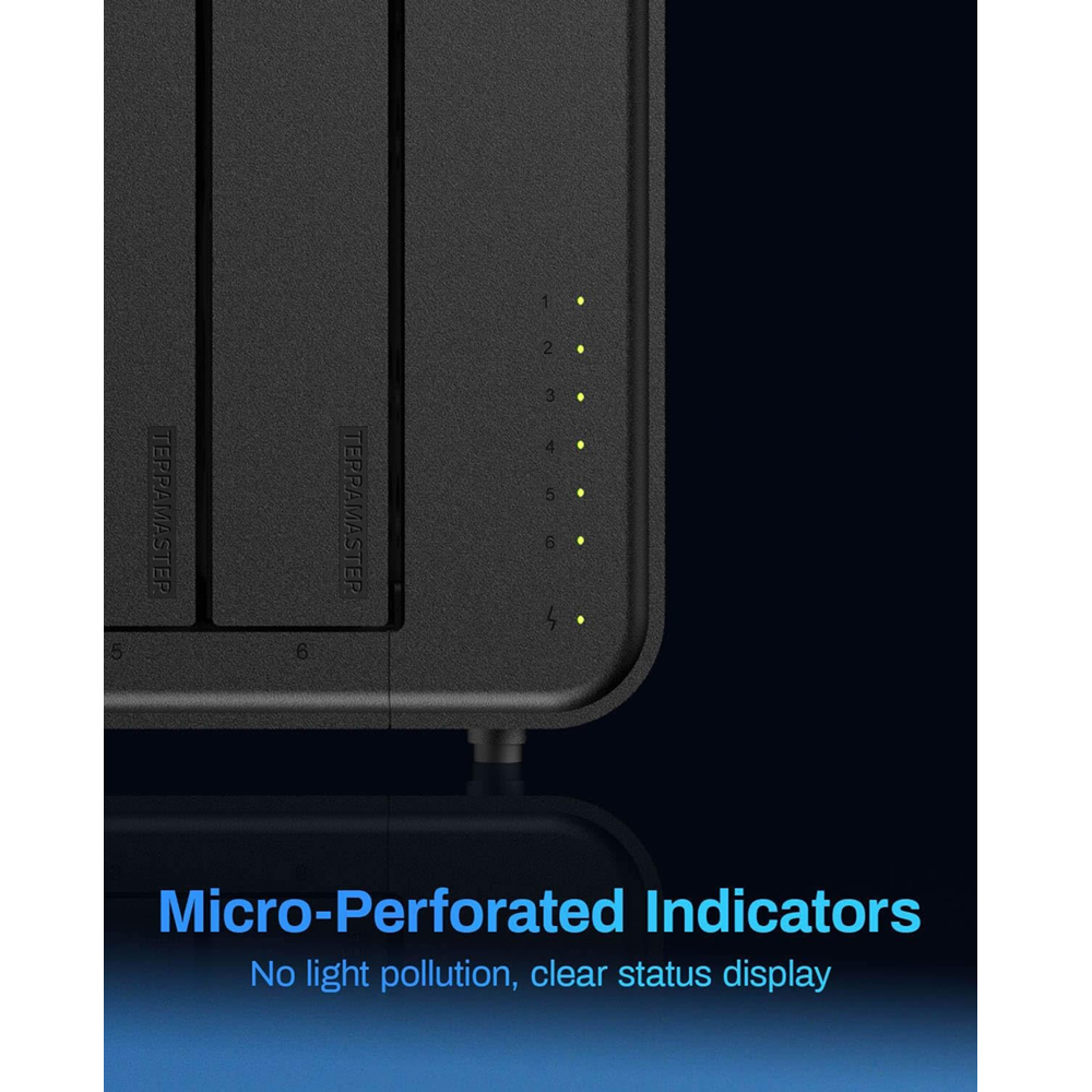 TerraMaster F6424 Max Intel i5-1235U 6-Bay High Performance Hybrid NAS Enclosure Case with RAID, 8GB RAM DDR5, 10Gbps, HDMI Ports - Image 4