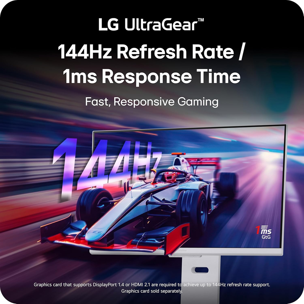 LG 32" G810S UltraGear 4K 144Hz 1ms IPS USB-C 65W webOS Speaker HDMI 2.1 AI Smart Gaming Monitor - Image 4