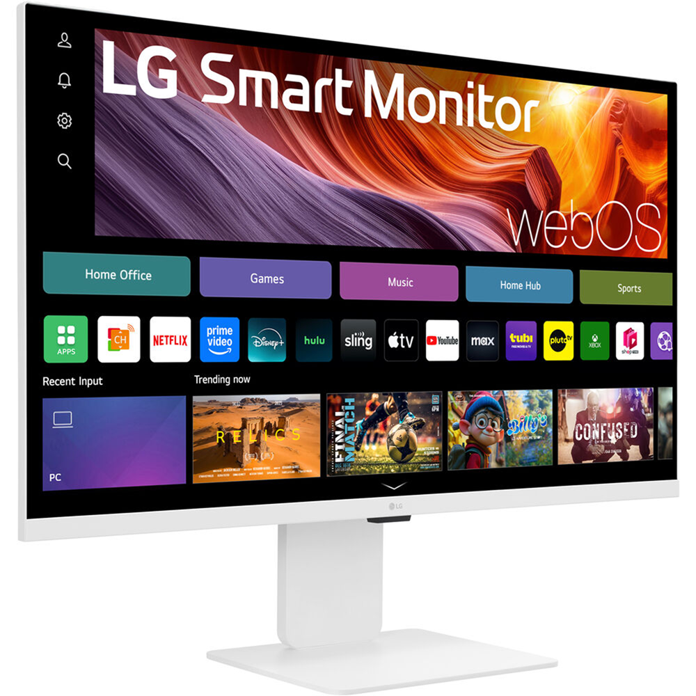 LG 32" U850S 4K IPS Smart Monitor webOS Webcam Speakers Dual HDMI USB-C 90W Rotatable - Image 2