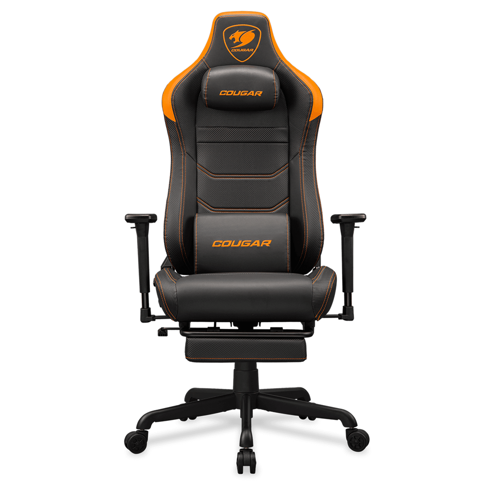 COUGAR Armor EVO S Gaming Chair Retractable Footrest - Orange, 120kg