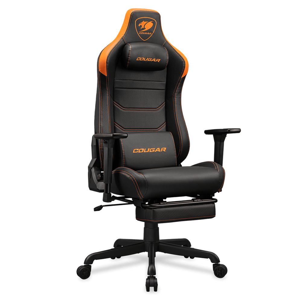 COUGAR Armor EVO S Gaming Chair Retractable Footrest - Orange, 120kg - Image 11