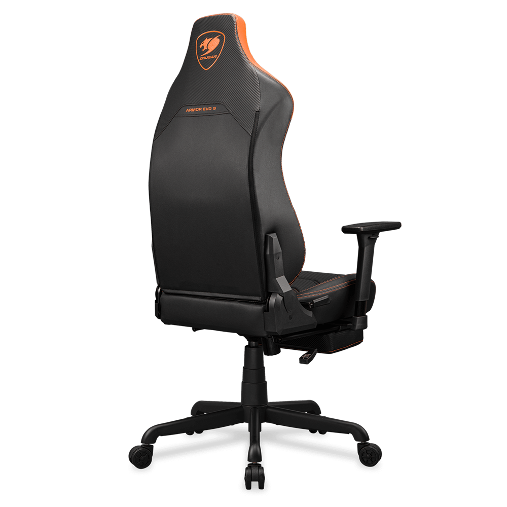 COUGAR Armor EVO S Gaming Chair Retractable Footrest - Orange, 120kg - Image 8