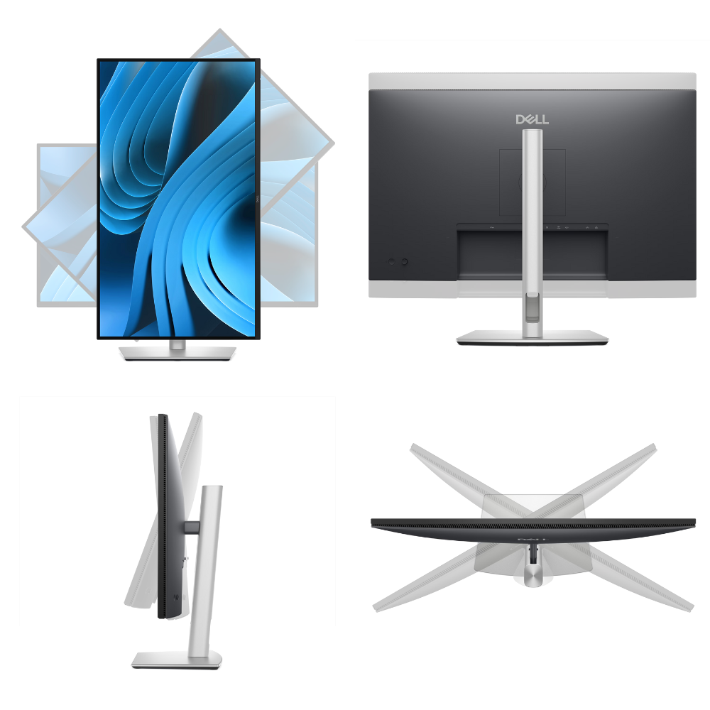 Dell Pro 27" Plus P2725QE 4K IPS 100Hz 5ms USB-C 90W Rotatable Adjustable Eye Comfort Monitor - Image 2