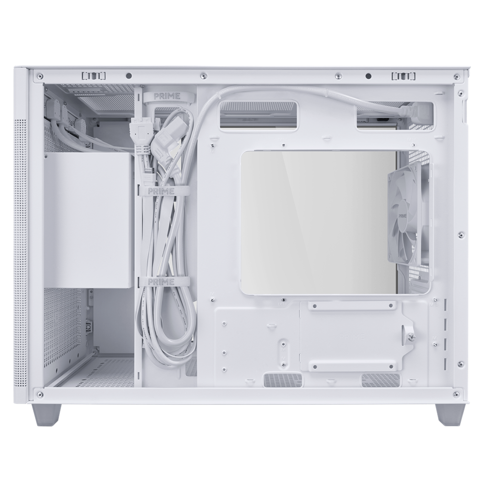 ASUS Prime AP201 Tempered Glass Micro ATX Case - White - Image 4