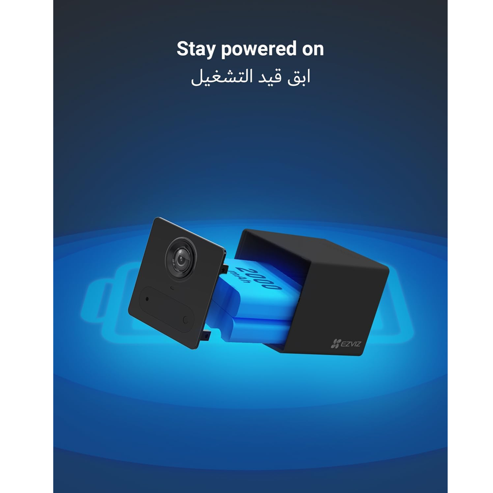 EZVIZ CB2 4G Smart Home Battery Camera, Black - Image 8