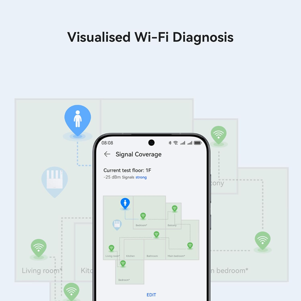 Huawei WUKUN-BE32 WiFi 7 BE3600 Wireless Router, Parental Control, 2.5Gbps - Image 3