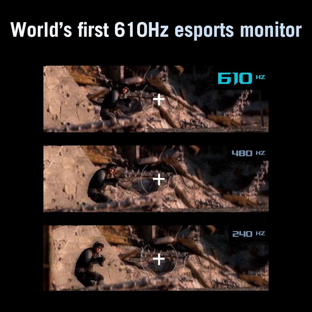 ASUS 24" ROG Strix XG248QSG Ace 610Hz 0.1ms Super TN FHD HDR400 Esports Gaming Monitor - Image 3