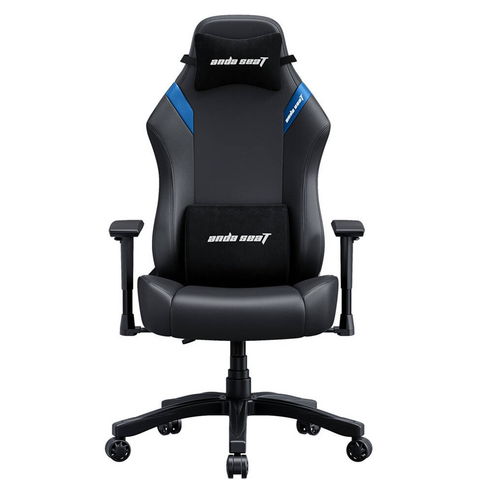 AndaSeat Luna Series (L) - PVC Leather Gaming Chair - Black/Blue