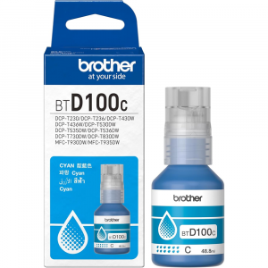 Brother BTD100C Cyan Ink Bottle – 48.8 ML