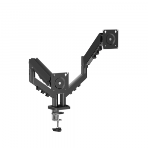 GameOn GO5550 Dual Monitor 17″ – 32″ Arm Desk Mount Table Stand Full Motion Flat, Curved, 2-9 KG